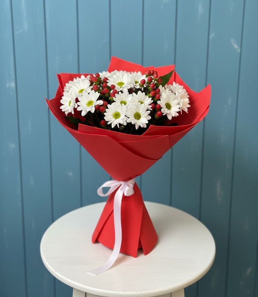 Букет цветов из: Хризантемы в Красноуральске