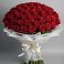 Букет 101 Красная роза Блэк Мэджик в Красноуральске