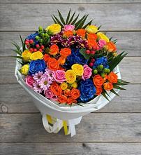 Букет цветов из:  Розы и Хризантемы в Красноуральске