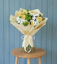 Букет цветов из:  Хризантемы и Розы #REPLACE_PRED# Красноуральске