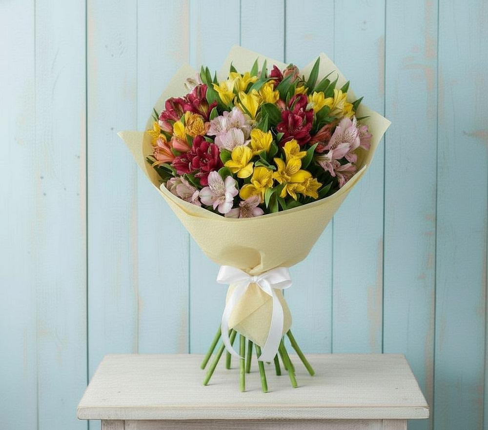 Букет цветов из: Альстромерии в Красноуральске