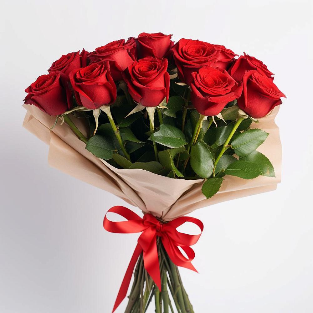 Букет 11 Красных роз Эдлесс Лав в Красноуральске